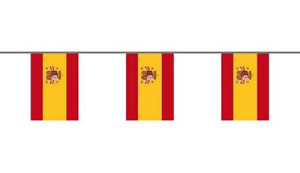 Flaggenkette Spanien 6 m