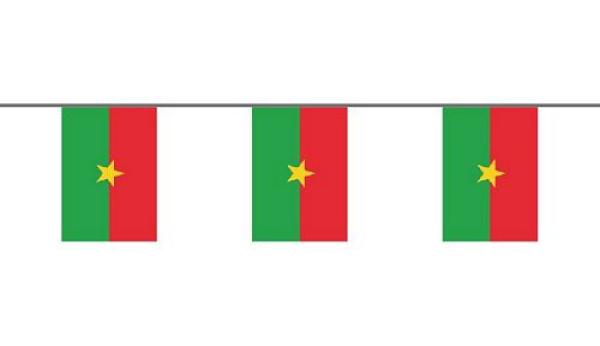 Flaggenkette Burkina Faso 6 m