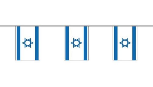 Flaggenkette Israel 6 m