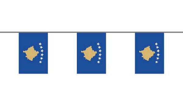 Flaggenkette Kosovo 6 m