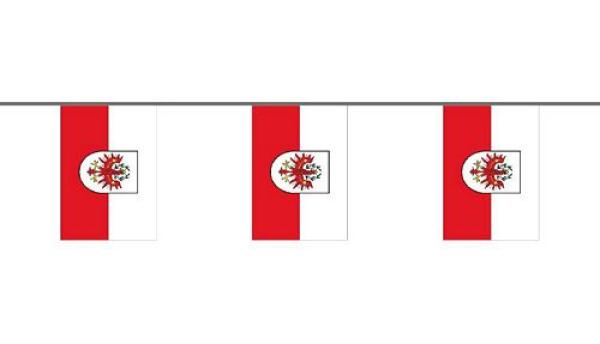 Flaggenkette Österreich - Tirol 6 m