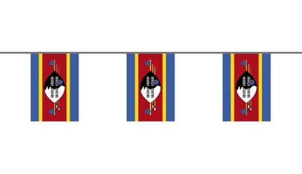 Flaggenkette Swasiland 6 m