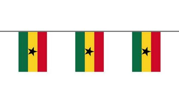 Flaggenkette Ghana 6 m