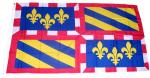 Fahne / Flagge Frankreich - Burgund 60 x 90 cm