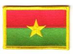 Fahnen Aufnäher Burkina Faso