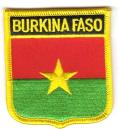 Wappen Aufnäher Fahne Burkina Faso