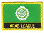 Fahnen Aufnäher Arabische Liga Schrift