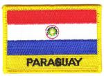 Fahnen Aufnäher Paraguay Schrift