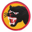 Aufnäher Patch Schwarzer Panther rund