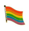 Fahnen Anstecker Pin Regenbogen