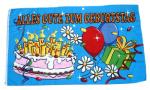 Fahne / Flagge Alles Gute zum Geburtstag 60 x 90 cm