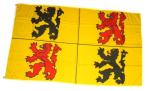 Fahne / Flagge Belgien - Hainaut Hennegau 90 x 150 cm