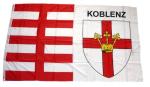 Fahne / Flagge Koblenz Schrift 90 x 150 cm