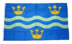 Fahne / Flagge England - Cambridgeshire blue 90 x 150 cm