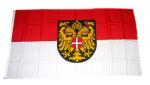 Fahne / Flagge Österreich - Wien Wappen 90 x 150 cm