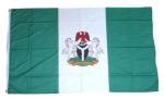 Fahne / Flagge Nigeria Wappen 90 x 150 cm