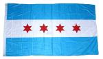 Fahne / Flagge USA - Chicago 90 x 150 cm