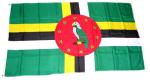 Fahne / Flagge Dominica 90 x 150 cm