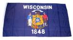 Fahne / Flagge USA - Wisconsin 90 x 150 cm