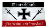 Fahne / Flagge Deutschland Ruhm und Vaterland 90 x 150 cm