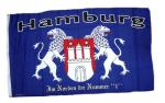 Fahne / Flagge Hamburg Nummer 1 im Norden 90 x 150 cm