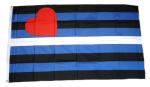 Fahne / Flagge Gay Leather Pride 90 x 150 cm