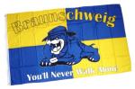 Fahne / Flagge Braunschweig Bulldogge Fan 90 x 150 cm