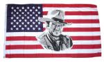 Fahne / Flagge USA - John Wayne 90 x 150 cm