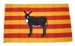 Fahne / Flagge Spanien Katalonien Esel 90 x 150 cm