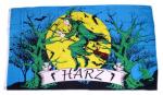 Fahne / Flagge Harz Hexe 90 x 150 cm