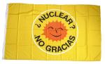 Fahne / Flagge Nuclear - No Gracias 90 x 150 cm