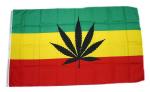 Fahne / Flagge Rasta Hanf 90 x 150 cm