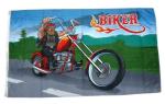 Fahne / Flagge Biker Motorrad 90 x 150 cm