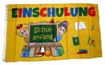 Fahne / Flagge Einschulung Schulanfang 90 x 150 cm