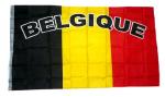 Fahne / Flagge Belgien Schrift 90 x 150 cm