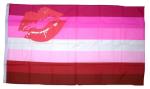 Fahne / Flagge Liptick Pride 90 x 150 cm