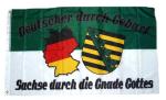 Fahne / Flagge Sachse durch die Gnade Gottes 90 x 150 cm