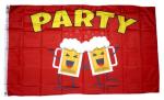 Fahne / Flagge Party Biergläser 90 x 150 cm