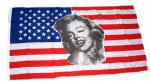 Fahne / Flagge USA - Marylin Monroe 90 x 150 cm