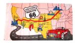 Fahne / Flagge USA - Route 66 90 x 150 cm