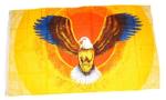 Fahne / Flagge Bunter breiter Adler 90 x 150 cm