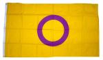 Fahne / Flagge Intersex Pride 90 x 150 cm