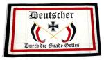 Fahne / Flagge Deutscher durch die Gnade Gottes 150 x 250 cm