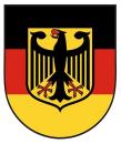 Wappenschild Aufkleber Sticker Deutschland Adler