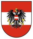 Wappenschild Aufkleber Sticker Österreich Adler