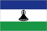 Fahnen Aufkleber Sticker Lesotho