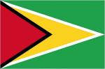 Fahnen Aufkleber Sticker Guyana