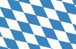 Fahnen Aufkleber Sticker Freistaat Bayern Raute