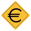 Aufkleber Sticker Achtung € Euro