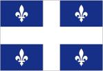 Fahnen Aufkleber Sticker Kanada - Quebec